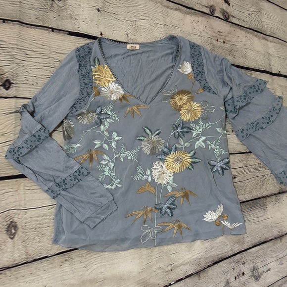 Tiny Frances Long-Sleeve Ruffled Top - Picture 7 of 12